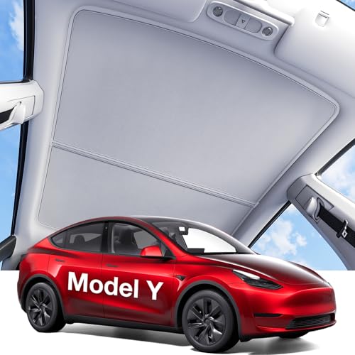 for Tesla Model Y Accessories Sunshade Roof (2 Count)