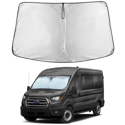 Windshield Sunshade Compatible for Ford Transit 2015