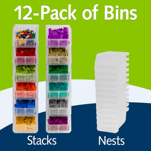 Small Stackable Plastic Storage Bins