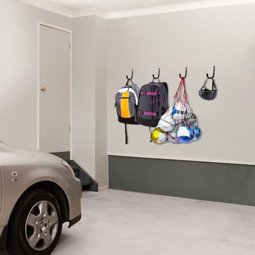 Metal Wall Hooks for Hanging Heavy Duty (6 Count)