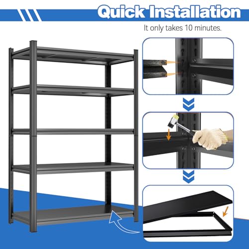 73" H Garage Shelving