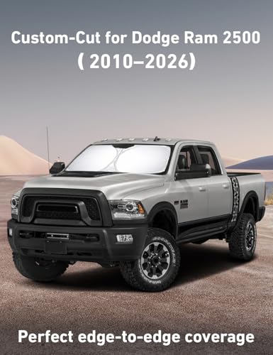 Windshield Sunshade Compatible for Dodge Ram 2500 3500 2010