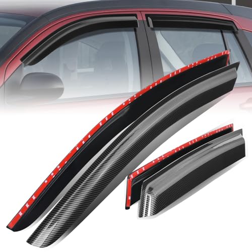 4PCS Tape On Window Visors for 2007
