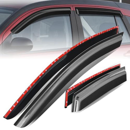 4PCS Tape On Window Visors for 2007