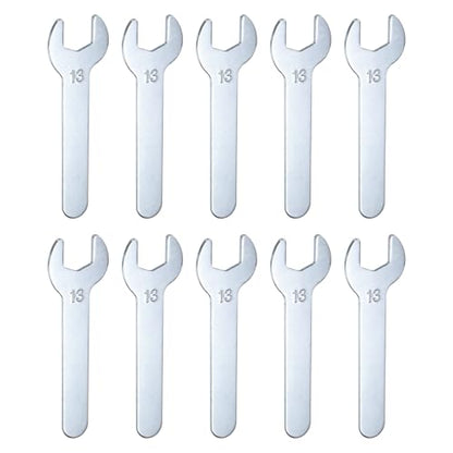 10pcs Small Wrench Open End Wrench 13x87x2mm Metric U (10 Count)