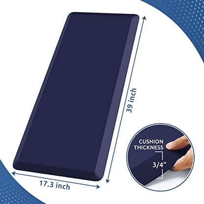 Kitchen Mat Cushioned Anti Fatigue Kitchen Rug 0.8inch Waterproof Non Slip Kitchen Rugs and Mats Standing Desk Mat Comfort Floor Mats for Kitchen Sink Office