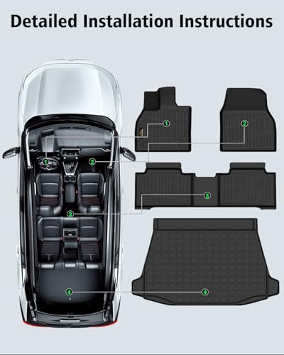 Floor Mats & Cargo Liner Custom Fit for Toyota C