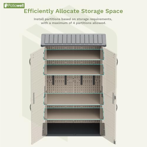 Shelf of 26 50 Cu Ft Outdoor Storage Cabinet