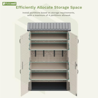 Shelf of 26 50 Cu Ft Outdoor Storage Cabinet
