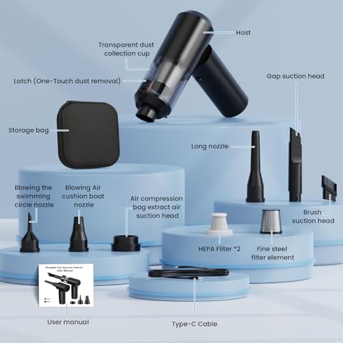 Car Vacuum Portable Cordless