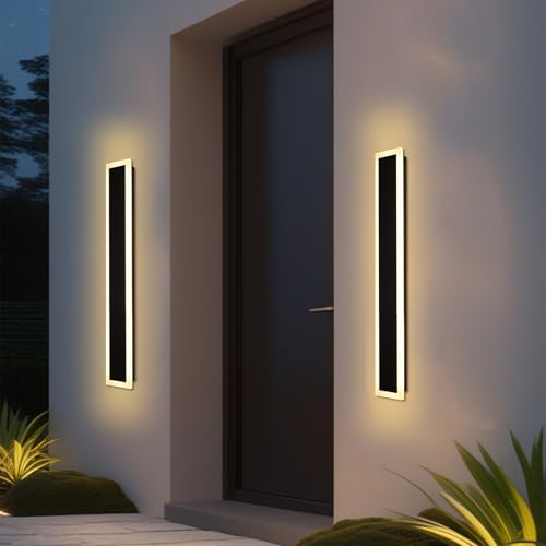2 Pack Outdoor Wall Light for Porch (2 Count)