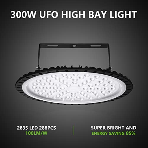 10 Pack 300W UFO LED High Bay Lights (10 Count)