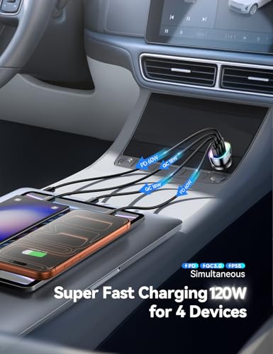 120W USB C Car Charger