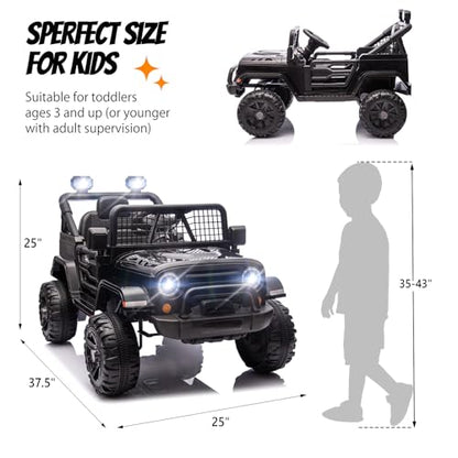 12V Kids Ride on Truck with Remote Control