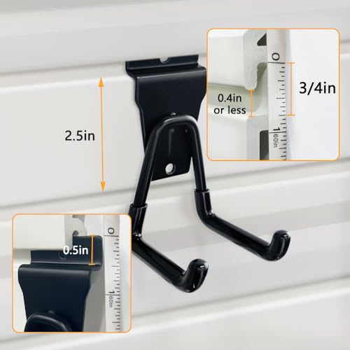 Slatwall Hooks Small U Slat Wall Hanging Hooks
