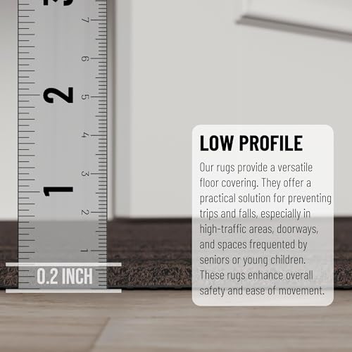 2' x 52' Hallway Runner with Scraper Pile Extra Durable Non