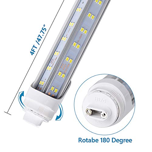 10PCS LED Shop Light 8FT Tube (10 Count)