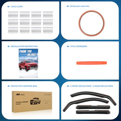 in Channel Rain Guards for Chevrolet Traverse 2018