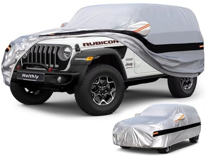 10 Layers Car Cover Custom Fit for Jeep Wrangler 2Door 2dr