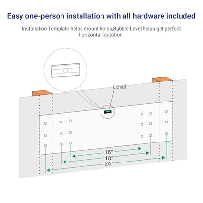 1 Pack 1x3ft Garage Shelving Wall