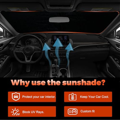 Foldable Front Windshield Sunshade fit for Nissan Altima 2019