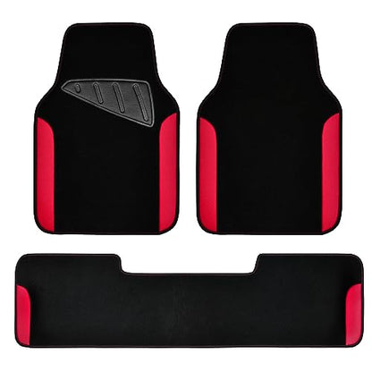 Waterproof Universal Faux Leather 3Pcs Car Floor Mats
