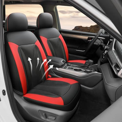 Custom Fit Front Toyota Car Seat Cover for Rav4 Camry Highlander Corolla Prius (2 Count)