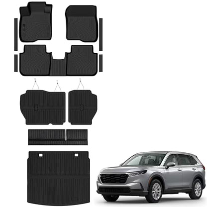 Floor Mats Upper Cargo+Backrest Mat Door Sill for 2026 (7 Count)