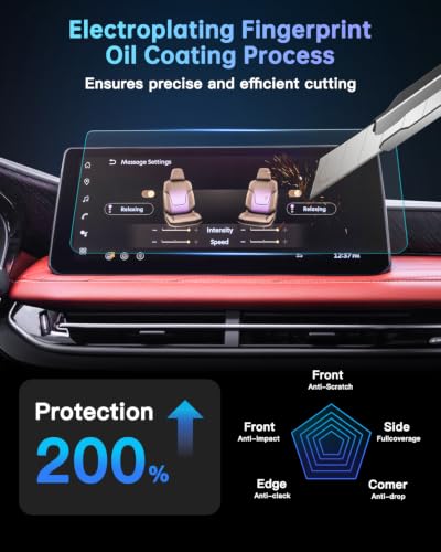 2027 QX65 Screen Protector for 2027 Infiniti QX65 12.3