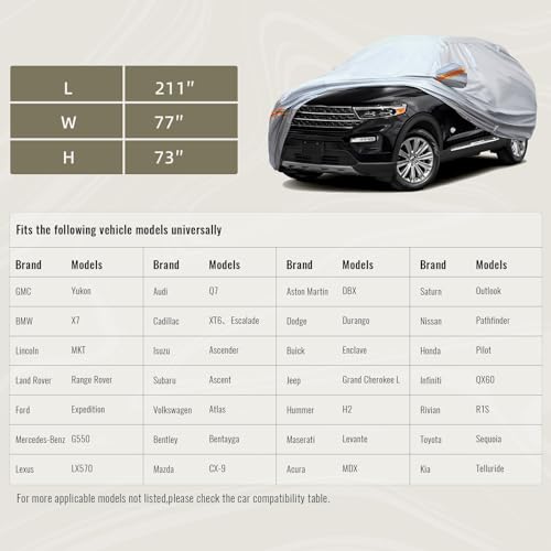 6 Layers Full Car Cover for SUV