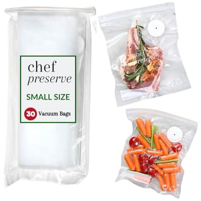 Reusable Vacuum Sealer Bags for Food (30 Count)