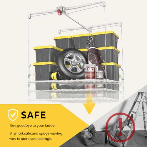 Overhead Garage Storage Rack for 10
