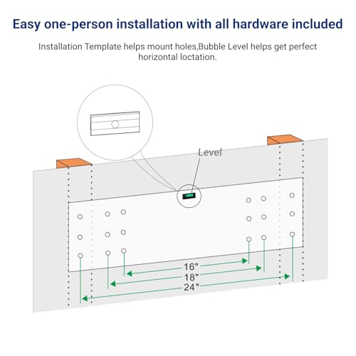 1 Pack 2x3ft Garage Shelving Wall