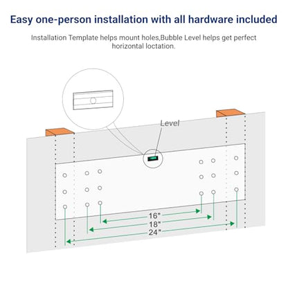 1 Pack 2x3ft Garage Shelving Wall