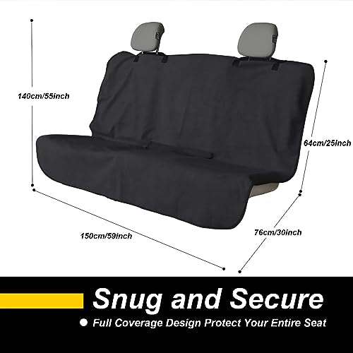 Back Seat Cover for Car Trucks Van SUV