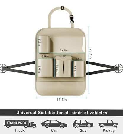 Backseat Car Organizer with Touch Screen