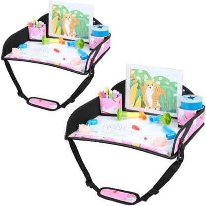 Kids Travel Tray for Car Seat & Airplane (2 Count)