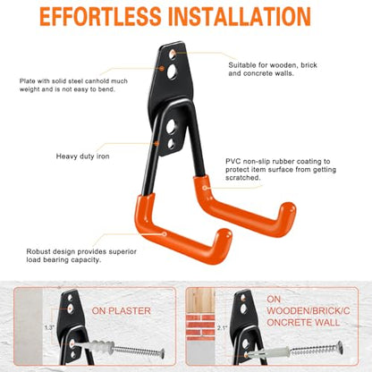 Heavy Duty Garage Hooks 12 Pack