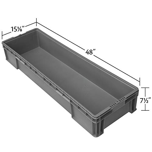 SW4815080201000 Plastic Straight Wall Storage Container Tote