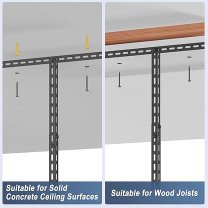 3X8FT Overhead Garage Storage Rack 750LBS Capacity