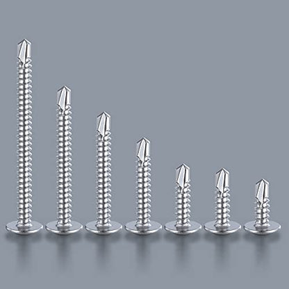 200pcs）#8×1”for Sheet Metal Self