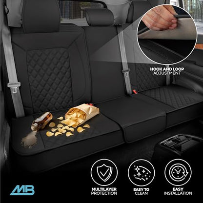Curated Onyx Leather Seat Covers for Cars & SUVs