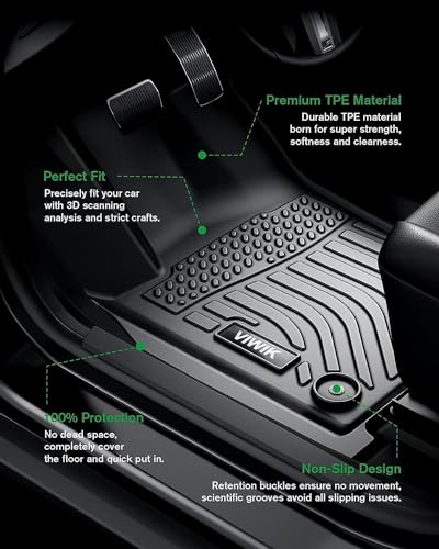 Floor Mats Fit for Kia NIRO EV 2023 2024 Car Mats
