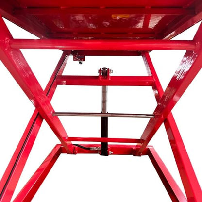 1500lbs Motorcycle Lift Side Extension Motorcycle Jack Table Pedal Hydraulic Pump Lift Table KT