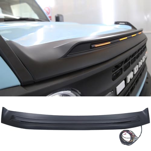 Hood Deflector with Light for Bronco 2021