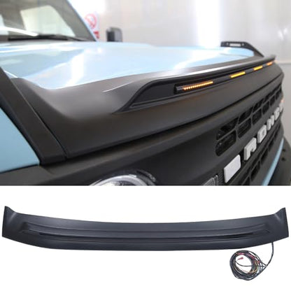 Hood Deflector with Light for Bronco 2021