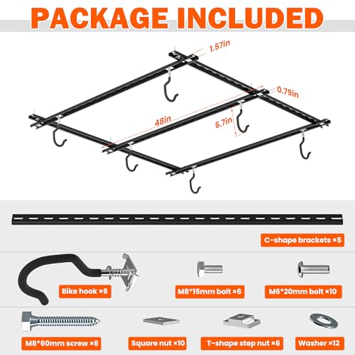 Ceiling Bike Rack for Garage