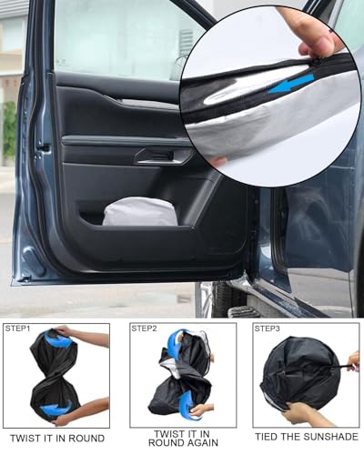 Foldable Front Windshield Sun Shade fit for Ford Ranger 2019