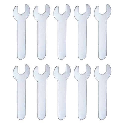 10pcs Small Wrench 10x70x1.5mm Metric U (10 Count)