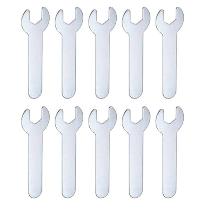 10pcs Small Wrench 10x70x1.5mm Metric U (10 Count)